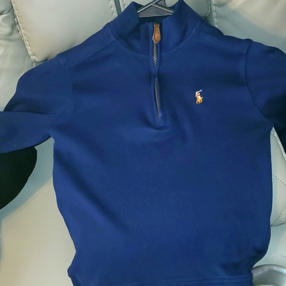 Polo shirt kids 6 navy blue